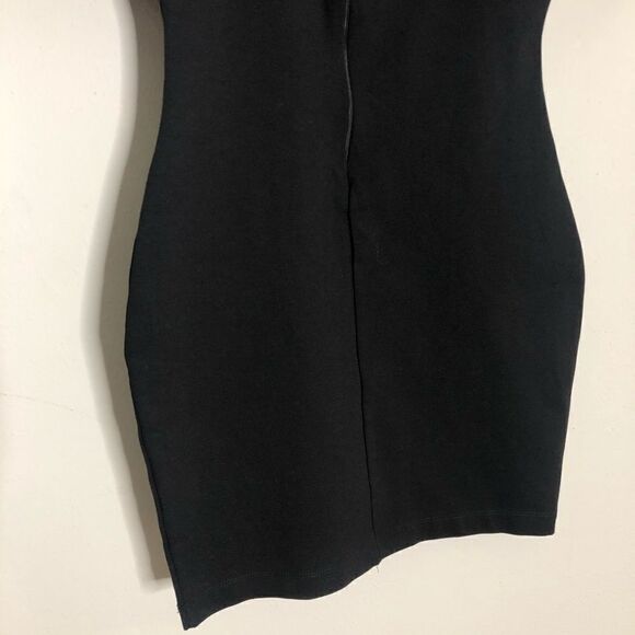 Puff Sleeve Square Neck Bodycon Mini Dress - Picture 10 of 11